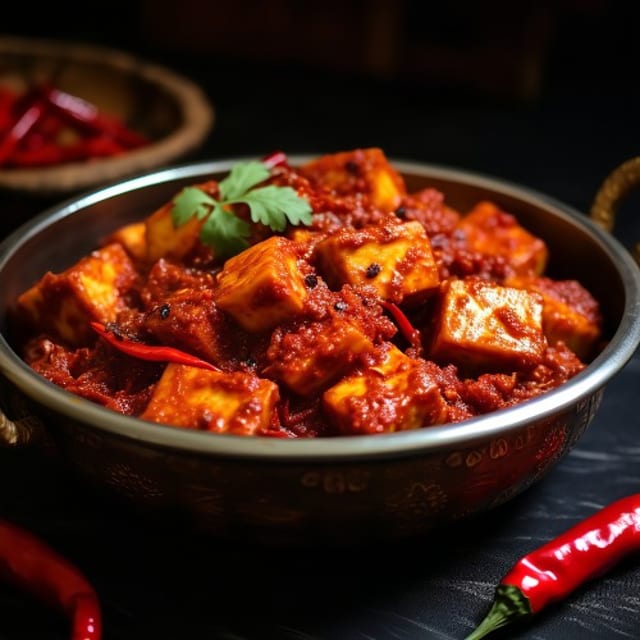 Chilli Paneer.