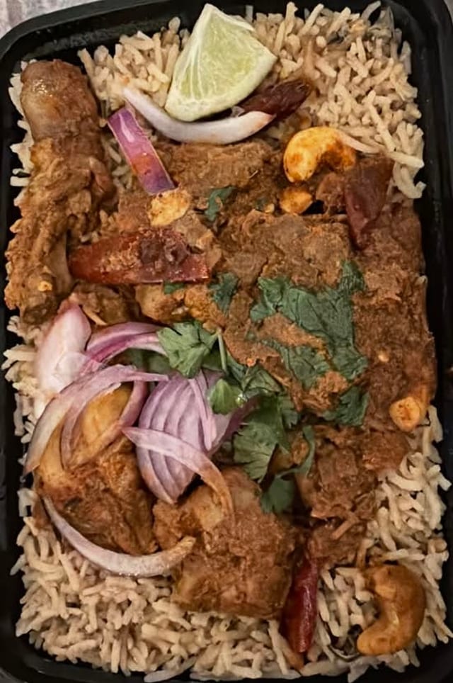 Pudina Chicken Fry Pulao (Boneless).