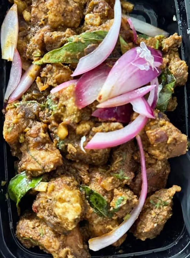 Karivepaku Chicken.